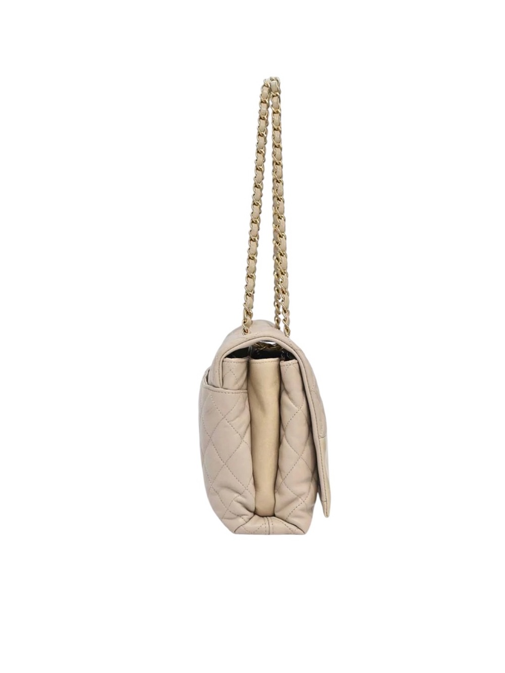 Chanel Soft Elegance Flap Bag Quilted Distressed Calfskin Medium - Picture 3 of 8